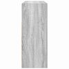 vidaXL Buffet Gris Sonoma 116 x 30 x 75 cm Bois d'ing&eacute;nierie