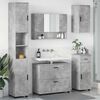 vidaXL Ensemble de mobilier de salle de bain 5 pcs Gris b&eacute;ton