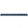 vidaXL Jardini&egrave;re avec piquets bleu gris 362,5x42,5x28,5 cm PP