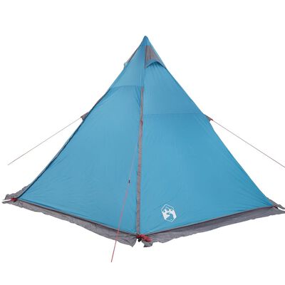 vidaXL Tente familiale tipi 6 personnes bleu imperméable