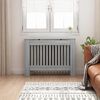 vidaXL Cache-Radiateur Gris Sonoma 112 x 19 x 81,5 cm