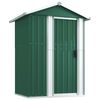 vidaXL Abri de jardin Vert 126x97,5x177 cm Acier galvanis&eacute;
