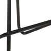 vidaXL Tabourets de bar lot de 2 noir cuir v&eacute;ritable