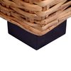 vidaXL Ensemble de canap&eacute;s 2 pcs avec coussins Rotin naturel