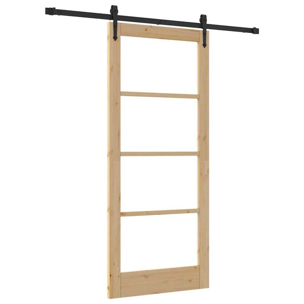 vidaXL Porte coulissante Naturel 86 x 198,5 cm