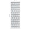 vidaXL Tapis BCF Gris et blanc 80x250 cm