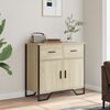vidaXL Buffet ch&ecirc;ne sonoma 79,5x35,5x74,5 cm bois d'ing&eacute;nierie