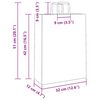 vidaXL Sacs en papier 50 pcs avec poign&eacute;es rose 32x12x42 cm