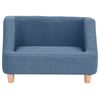 vidaXL Canap&eacute; pour chien Bleu 60x37x39 cm Lin