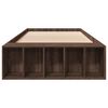 vidaXL Cadre de lit sans matelas ch&ecirc;ne marron 90x190 cm