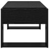 vidaXL Table basse Ch&ecirc;ne noir 110 x 50 x 41 cm Bois d'ing&eacute;nierie