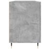 vidaXL Bureau gris b&eacute;ton 140x50x75 cm bois d'ing&eacute;nierie