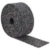 vidaXL Rouleau de granulat en caoutchouc Noir 500 x 12 x 0,8 cm