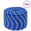 vidaXL Corde de bateau Bleu 14 mm 25 m Polypropyl&egrave;ne