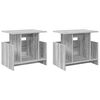 vidaXL Meuble TV 2 pcs Gris Sonoma 50 x 35 x 45 cm Bois d'ing&eacute;nierie