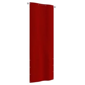 vidaXL &Eacute;cran de balcon Rouge 80x240 cm Tissu Oxford