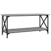 vidaXL Table basse Sonoma gris 100x45x45 cm Bois d'ing&eacute;nierie et fer