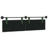 vidaXL T&ecirc;te de lit suspendue Montage mural Vert Jungle 190 x 55 x 5 cm
