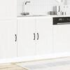 vidaXL Meuble de base de lavabo Lucca blanc bois d'ing&eacute;nierie