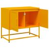 vidaXL Meuble TV jaune moutarde 68,5x39x60,5 cm acier