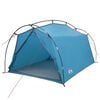 vidaXL Tente tunnel Bleu 2 personnes Polyester 185T avec rev&ecirc;tement PU