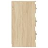 vidaXL Buffet ch&ecirc;ne sonoma 70x35,5x67,5 cm bois d'ing&eacute;nierie