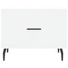 vidaXL Tables basses 2 pcs blanc 50x50x40 cm bois d'ing&eacute;nierie