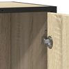 vidaXL Buffet ch&ecirc;ne sonoma 62x35x76 cm bois d'ing&eacute;nierie