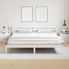 vidaXL Cadre de lit Blanc 215,5 x 185,5 x 69,5 cm Bois de Pin Massif