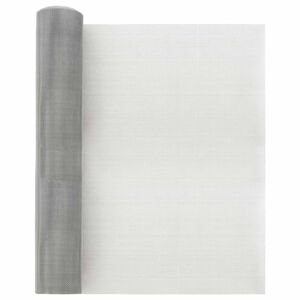 vidaXL &Eacute;cran en maille 40 x 2000 cm 20 Mesh Acier Inoxydable 201
