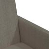 vidaXL Chaises de Salle &agrave; Manger avec Roues 2 pcs Gris clair