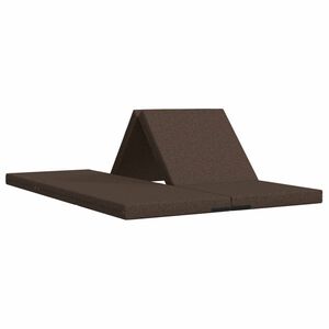 vidaXL Canap&eacute;-lit pliable 140 x 67 x 45 cm Taupe
