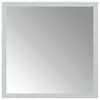 vidaXL Miroir de salle de bain LED Transparent 30 x 30 cm verre tremp&eacute;