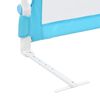 vidaXL Barri&egrave;re de s&eacute;curit&eacute; de lit d'enfant Bleu 180x42 cm Polyester