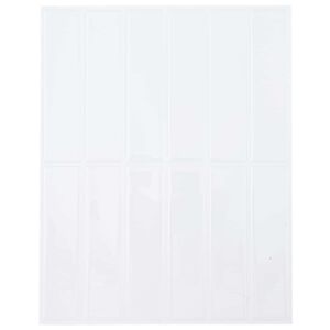 vidaXL Carrelage rectangulaire 10 pcs Blanc 29 x 23 x 0,08 cm
