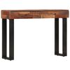 vidaXL Table console 110x30x76 cm bois de récupération massif