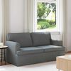 vidaXL Canap&eacute; Gris fonc&eacute; 142 x 80 x 85 cm tissu
