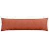 vidaXL Coussins de canapé 2 pcs Rouge orange 145 x 40 cm