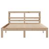 vidaXL Cadre de lit avec t&ecirc;te de lit sans matelas 150x200 cm