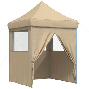 vidaXL Tente de f&ecirc;te 200 x 200 x 306 cm Beige Tissu Oxford