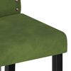 vidaXL Chaises &agrave; manger lot de 6 vert fonc&eacute; velours