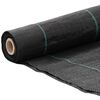 vidaXL Membrane anti-mauvaises herbes noir 1x5 m PP
