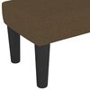 vidaXL Banc Marron fonc&eacute; 100x30x30 cm Tissu