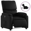 vidaXL Fauteuil inclinable &eacute;lectrique Noir Similicuir