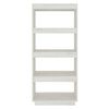 vidaXL Bibliothèque/Séparateur de pièce Blanc 60x35x135 cm Pin massif