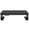vidaXL Support de moniteur Noir 37x28x11,5 cm