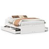 vidaXL Cadre de lit sans matelas avec tiroirs 140x190 cm bois de pin