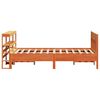 vidaXL Cadre de lit sans matelas cire marron 150x200cm bois pin massif