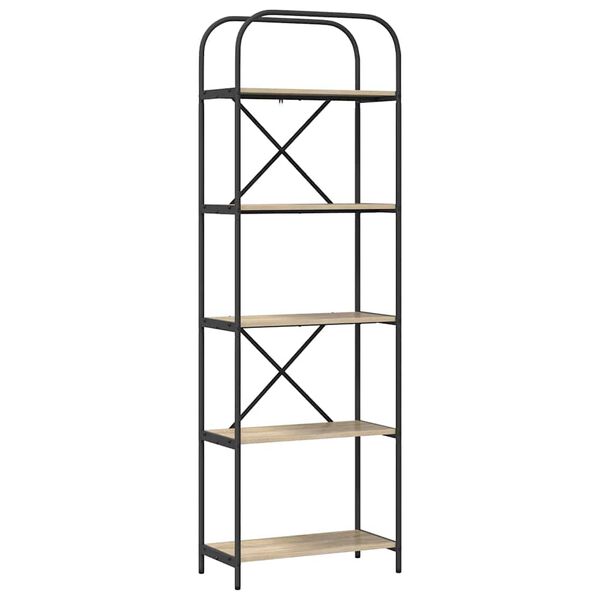 vidaXL &Eacute;tag&egrave;re Ch&ecirc;ne Sonoma 60 x 30 x 183 cm Bois d'ing&eacute;nierie
