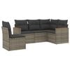 vidaXL Patio Sofa Set 5 place Grey
